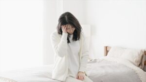 ストレスを抱える女性